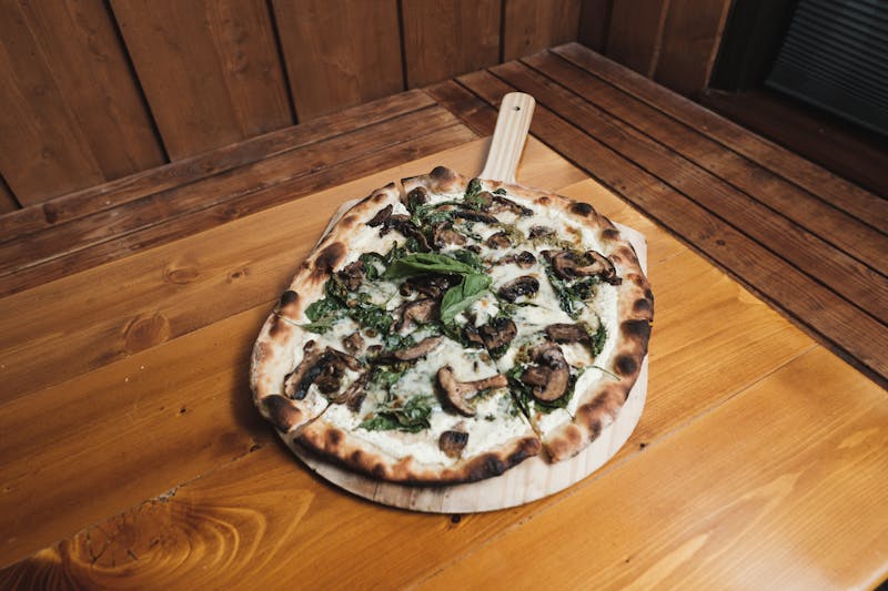 Truffle Mushroom specialty pizza