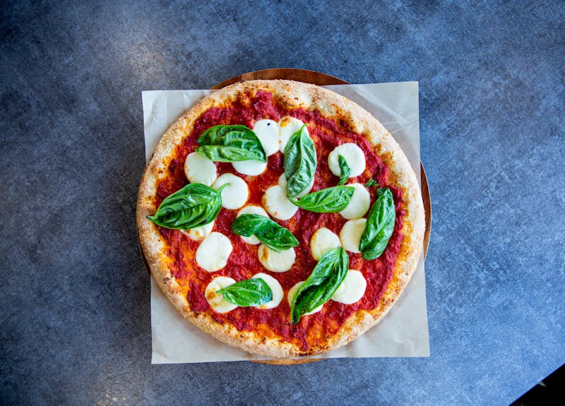 Margherita pizza at Pizza factory