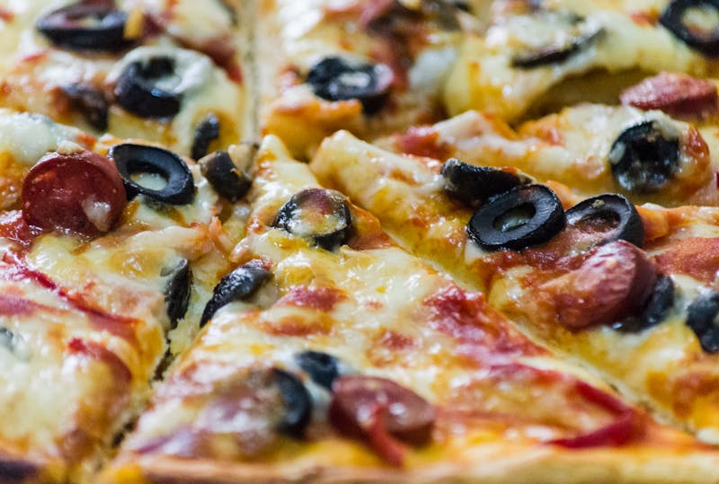 Seafood Special pizza